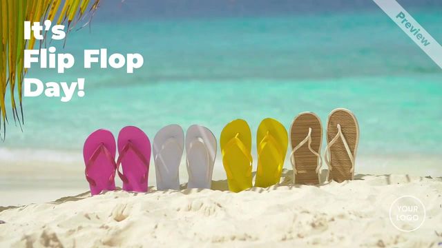 Flip Flop Day Video Template