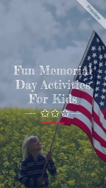 Memorial Day Activities Video Template