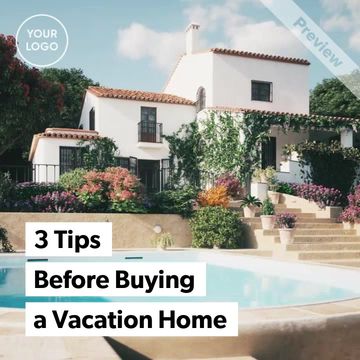 Vacation Home Tips Video Template