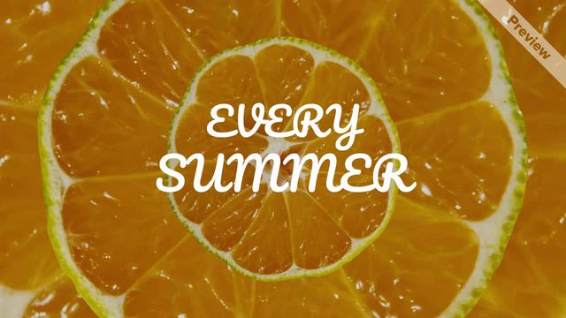 Summer Story  Video Template