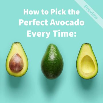 Health Hack - Perfect Avocado  Video Template