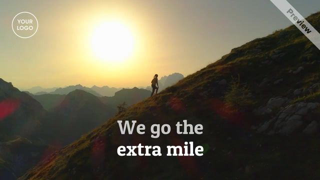 The Extra Mile Video Template