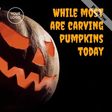 Pumpkin Day | Oct 26 Video Template