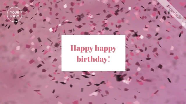 Happy Birthday | Customer Discount Video Template