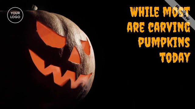 Pumpkin Day | Oct 26 Video Template