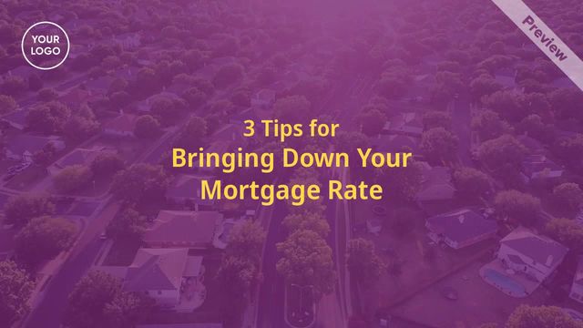 Lower Mortgage Rates | Real Estate Video Template