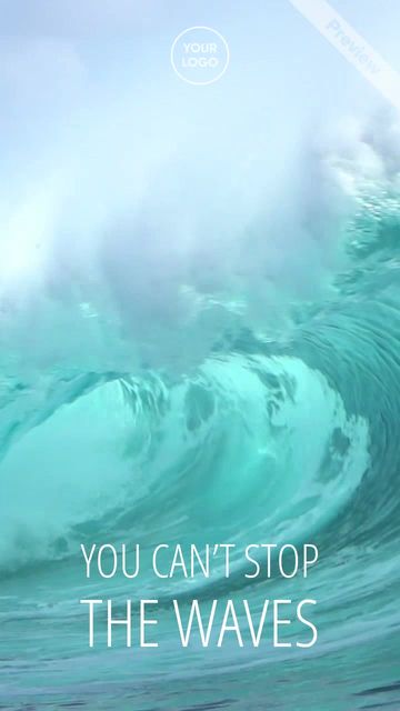 Ride The Waves | Wellness Wednesday Video Template