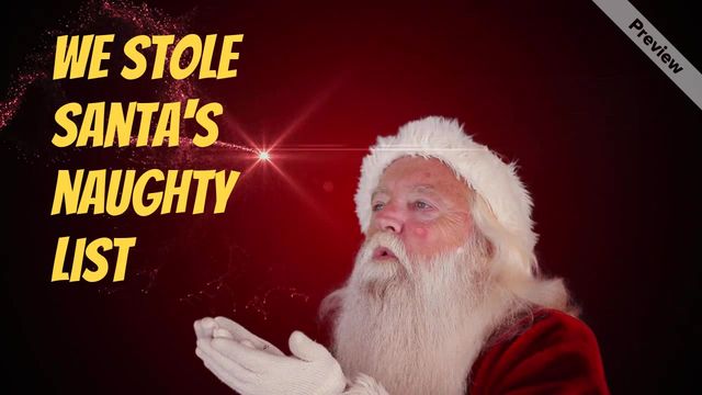 Santa's List Day Video Template