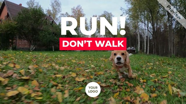 Black Friday Sale | Run! Video Template