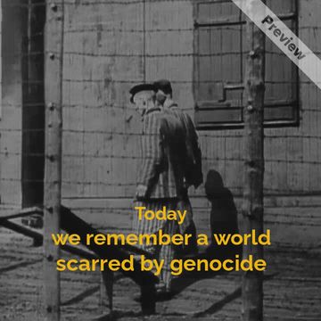 Holocaust Remembrance Day | Jan 27 Video Template