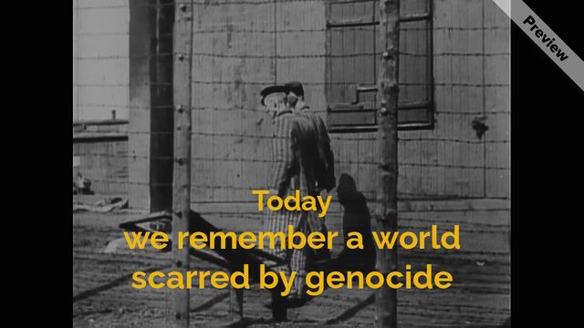 Holocaust Remembrance Day | Jan 27 Video Template
