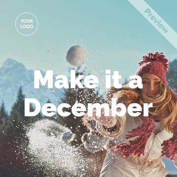A December to Remember Video Template