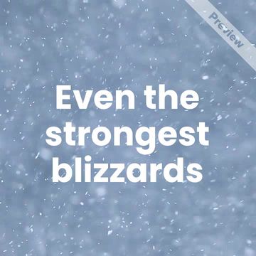 Winter Wisdom | Inspirational  Video Template