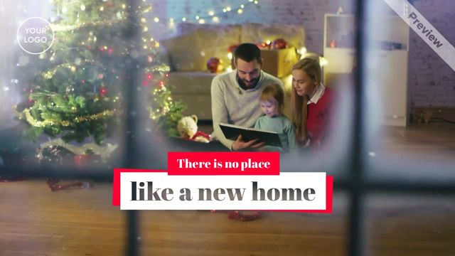 A merry Christmas | Real Estate Video Template