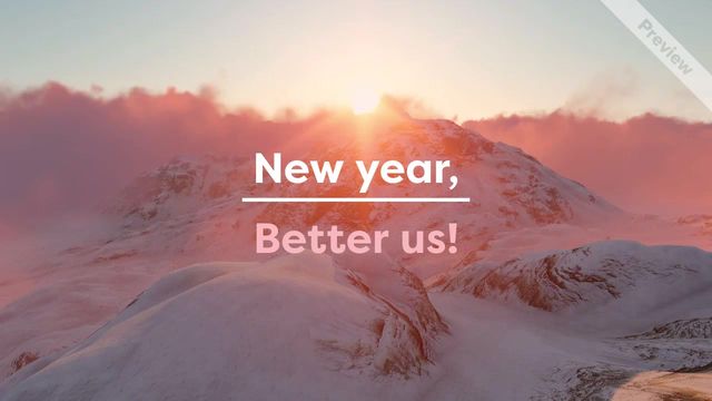 New Year's Resolutions Video Template