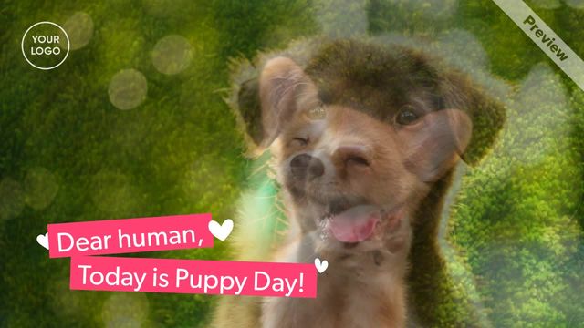 Puppy Day Video Template