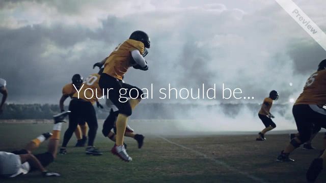 Financial Goals | Super Bowl | Wide Video Template