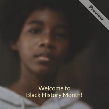 Black History Month Explained Video Template
