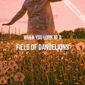 Dandelion Day  | Apr 5 Video Template