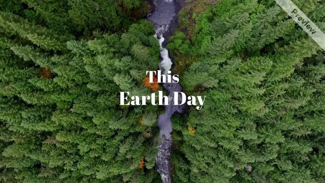 Be the Change | Earth Day | Apr 22 | Wide Video Template