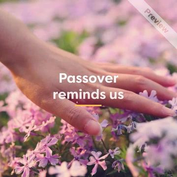 Passover | Apr 6 Video Template
