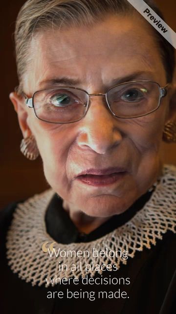 Ruth Bader Ginsburg | WHM | Tall Video Template
