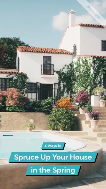 Spring Home Updates | Real Estate | Tall Video Template