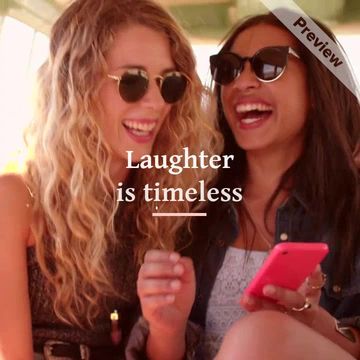  Laughter Is Timeless | Throwback Thursday Video Template