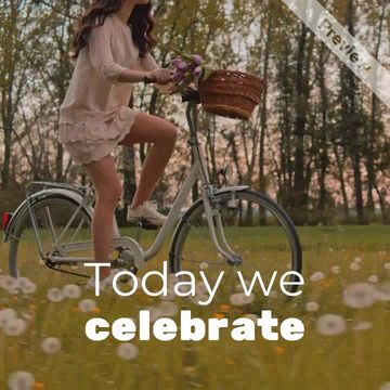 Bicycle Day  | Jun 3 Video Template