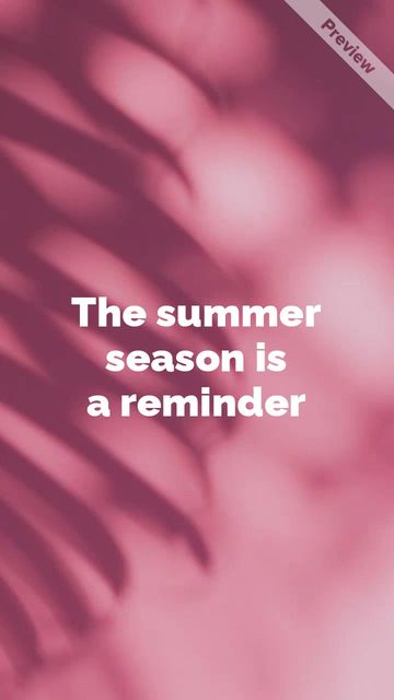 Summer Motivation Video Template