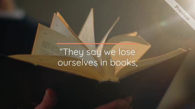 Book Lovers Day | Aug 9 Video Template