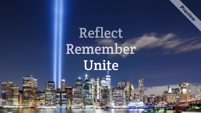 Day of Remembrance | Sept 11  #3 Video Template
