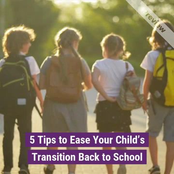 5 Tips for an Easy Transition Back to School Video Template