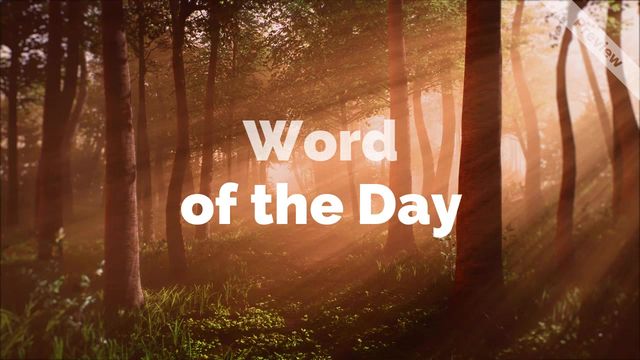Word of the Day Video Template
