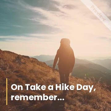 Take A Hike Day Video Template