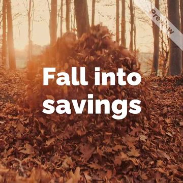 Fall Into Savings  Video Template