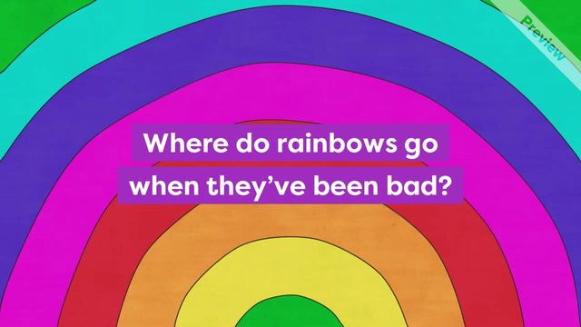 Rainbow Jail | Joke of the Day  Video Template