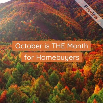 October Home Buying Tips | Real Estate   Video Template