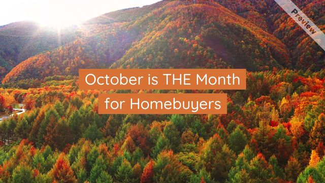 October Home Buying Tips | Real Estate   Video Template