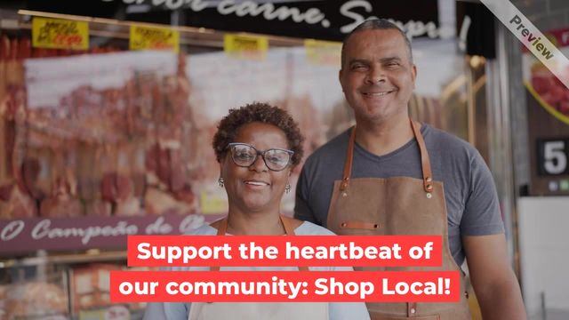 Support Local | Small Business Saturday Video Template