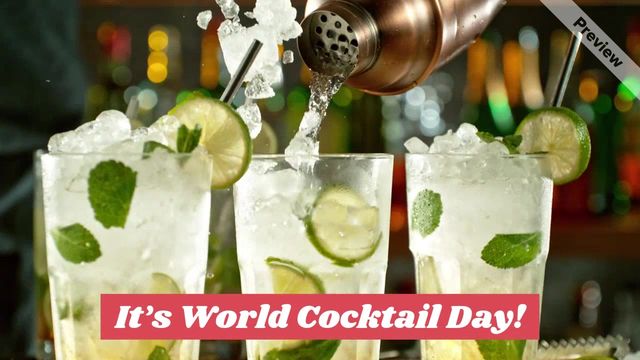 World Cocktail Day | May 13 Video Template