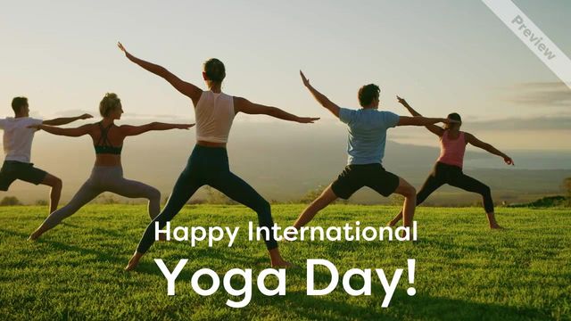 International Yoga Day | Jun 21 Video Template