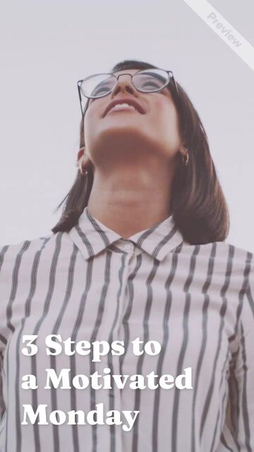 #MondayMotivation | First Steps Video Template