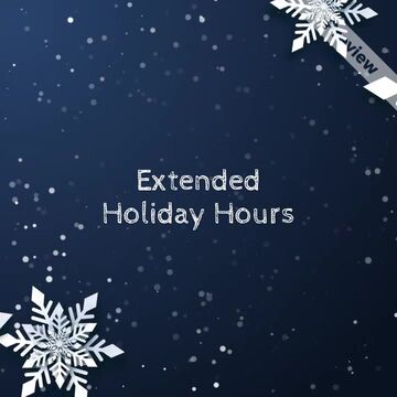 Extended Holiday Hours Video Template
