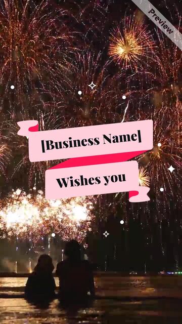 🥂 New Years | Company Greeting  #2 Video Template