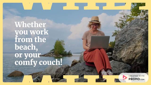 Digital Nomad Day: Work from Anywhere! Video Template