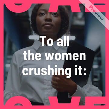 Women's Entrepreneurship Day Video Template