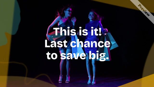 CYBER MONDAY: FINAL 24 HOURS! Video Template