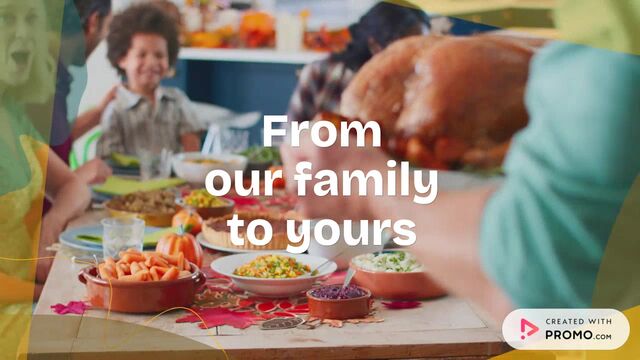 Happy Thanksgiving! (No Sales Pitch) Video Template