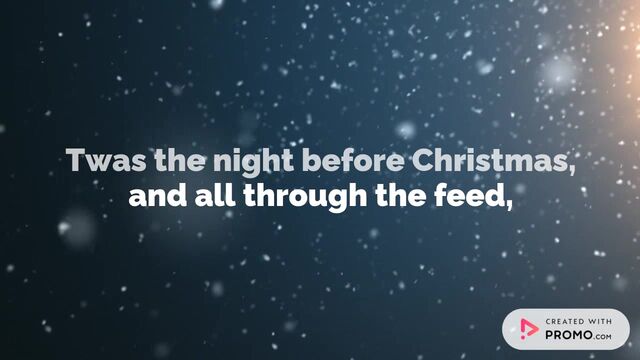 Twas the Night Before' Sale! Video Template